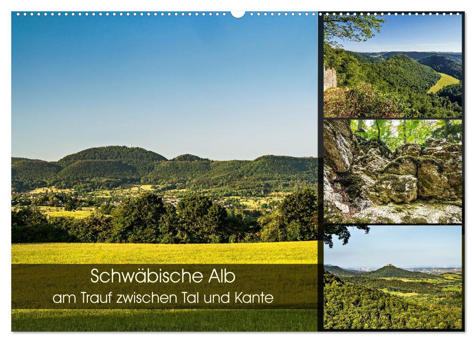 Schwäbische Alb - am Trauf zwischen Tal und Kante (CALVENDO Wandkalender 2027)