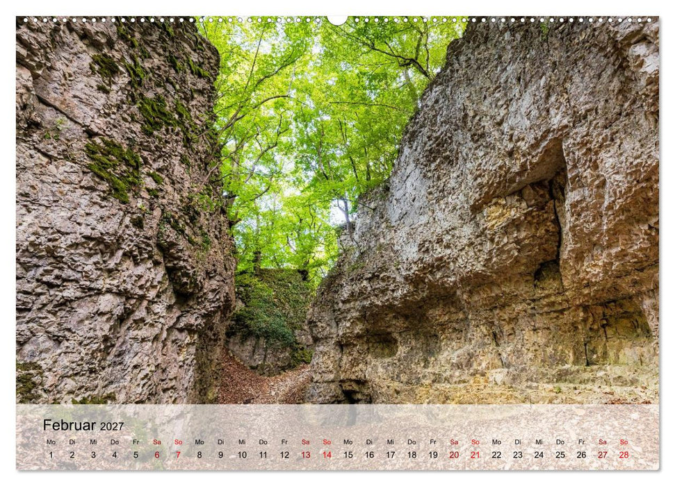 Schwäbische Alb - am Trauf zwischen Tal und Kante (CALVENDO Wandkalender 2027)