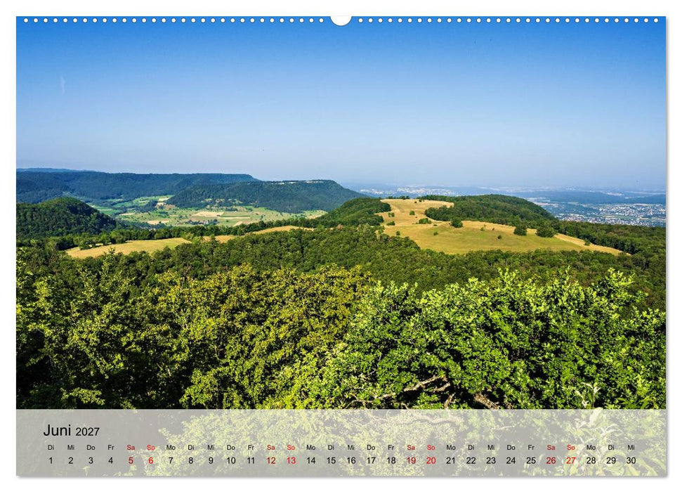 Schwäbische Alb - am Trauf zwischen Tal und Kante (CALVENDO Wandkalender 2027)