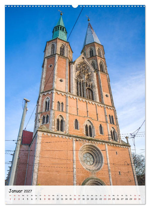 Braunschweig - Mittelalterliche Löwenstadt (CALVENDO Premium Wandkalender 2027)