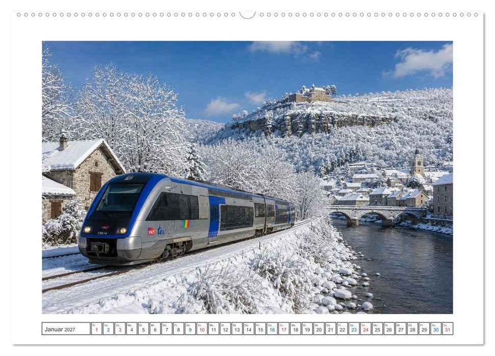 Fernweh auf Schienen (CALVENDO Wandkalender 2027)