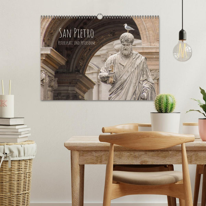 San Pietro - Petersplatz und Petersdom (CALVENDO Wandkalender 2027)