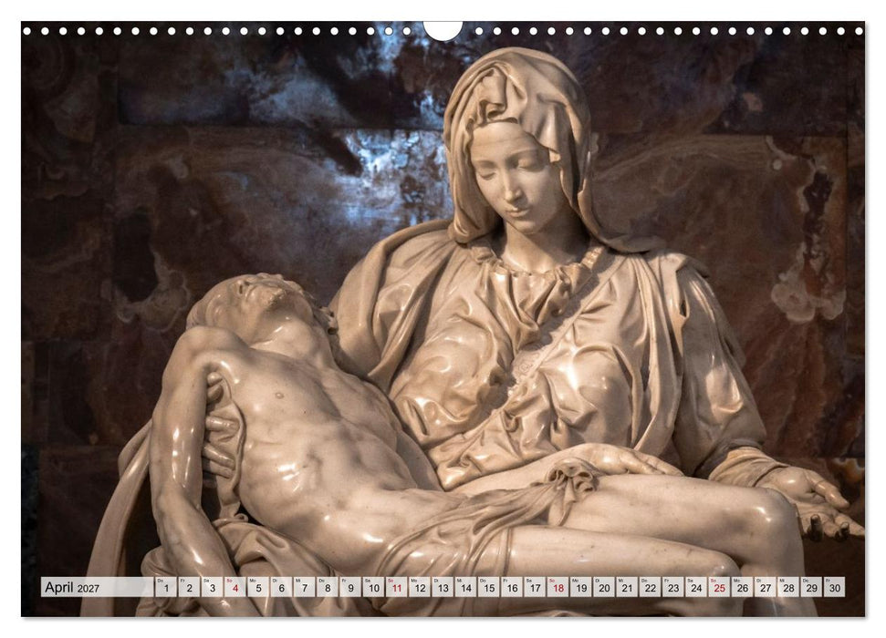 San Pietro - Petersplatz und Petersdom (CALVENDO Wandkalender 2027)