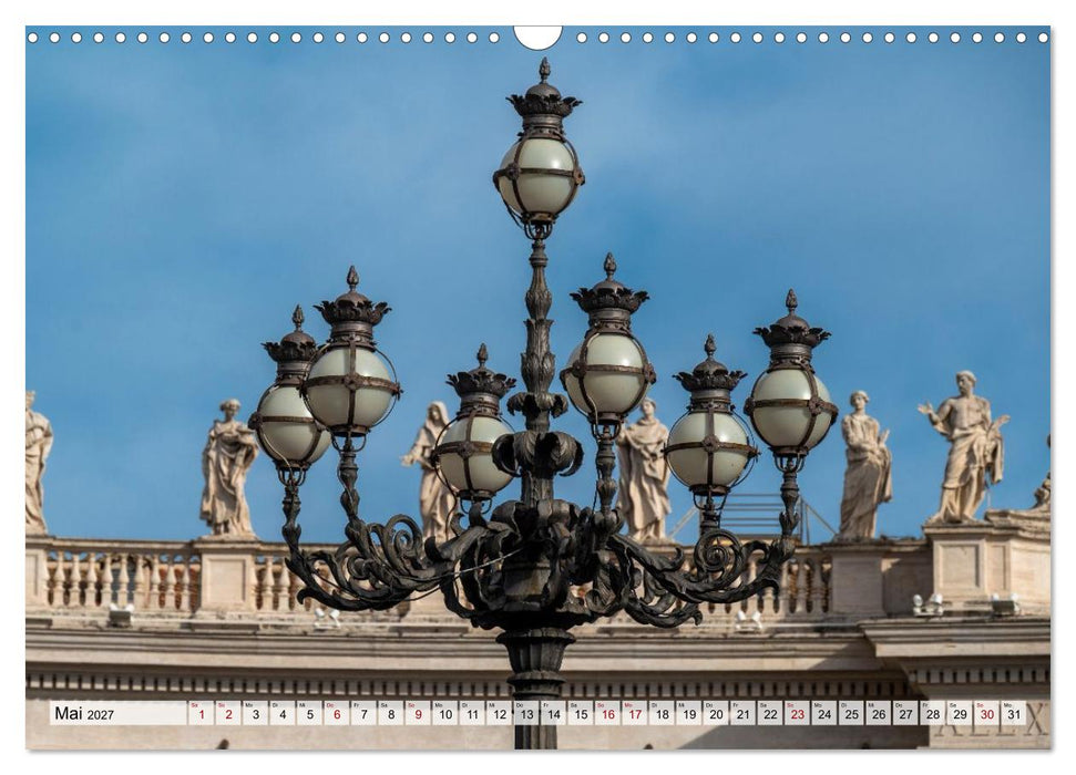 San Pietro - Petersplatz und Petersdom (CALVENDO Wandkalender 2027)