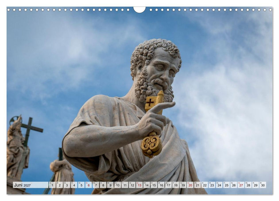 San Pietro - Petersplatz und Petersdom (CALVENDO Wandkalender 2027)