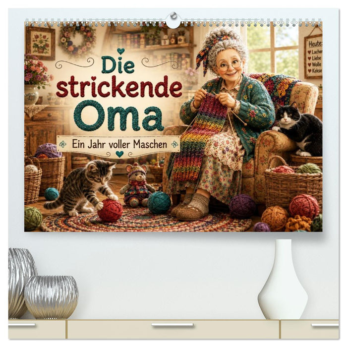 Die strickende Oma (CALVENDO Premium Wandkalender 2027)
