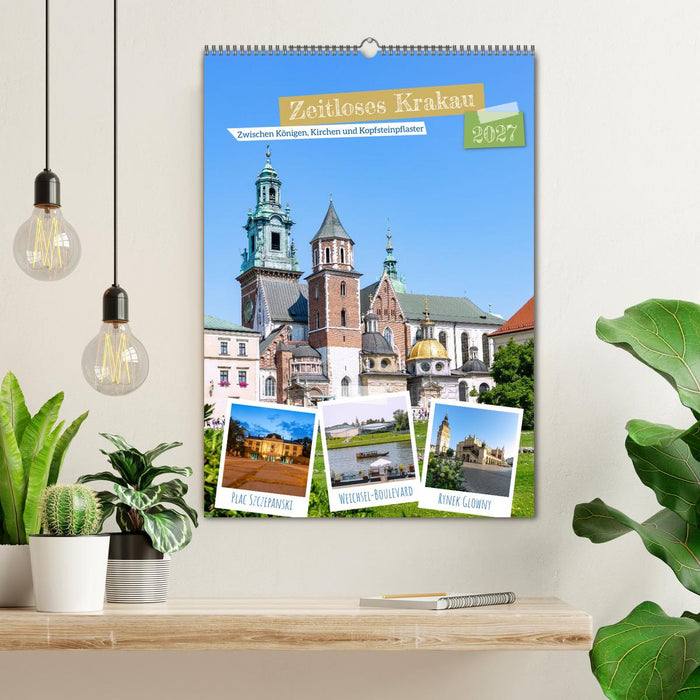 Zeitloses Krakau. Zwischen Königen, Kirchen und Kopfsteinpflaster (CALVENDO Wandkalender 2027)