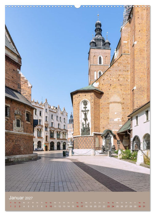 Zeitloses Krakau. Zwischen Königen, Kirchen und Kopfsteinpflaster (CALVENDO Wandkalender 2027)