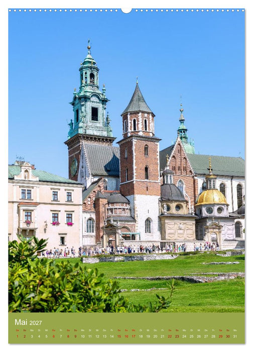 Zeitloses Krakau. Zwischen Königen, Kirchen und Kopfsteinpflaster (CALVENDO Wandkalender 2027)