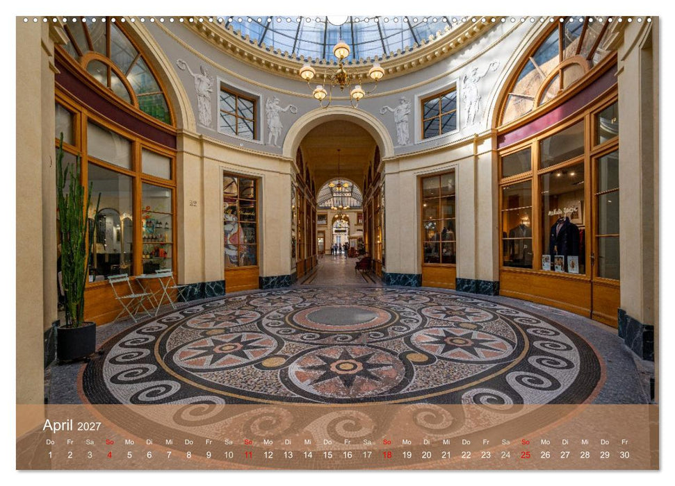 Verborgene Passagen von Paris (CALVENDO Premium Wandkalender 2027)