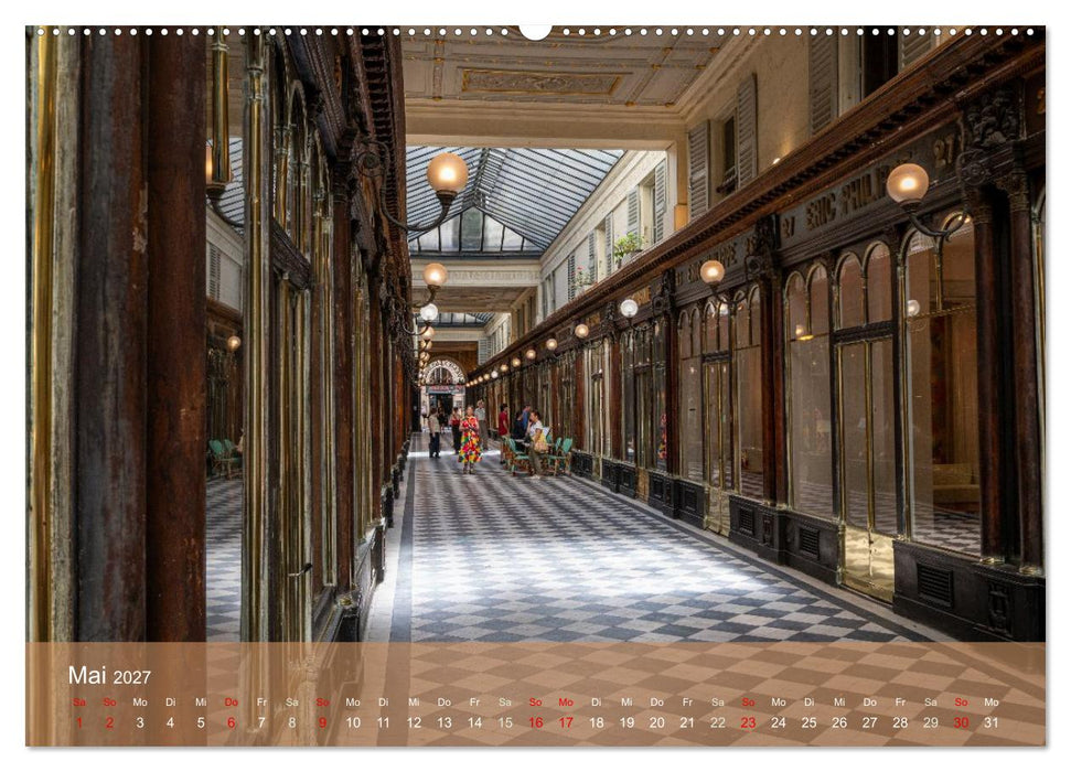 Verborgene Passagen von Paris (CALVENDO Premium Wandkalender 2027)