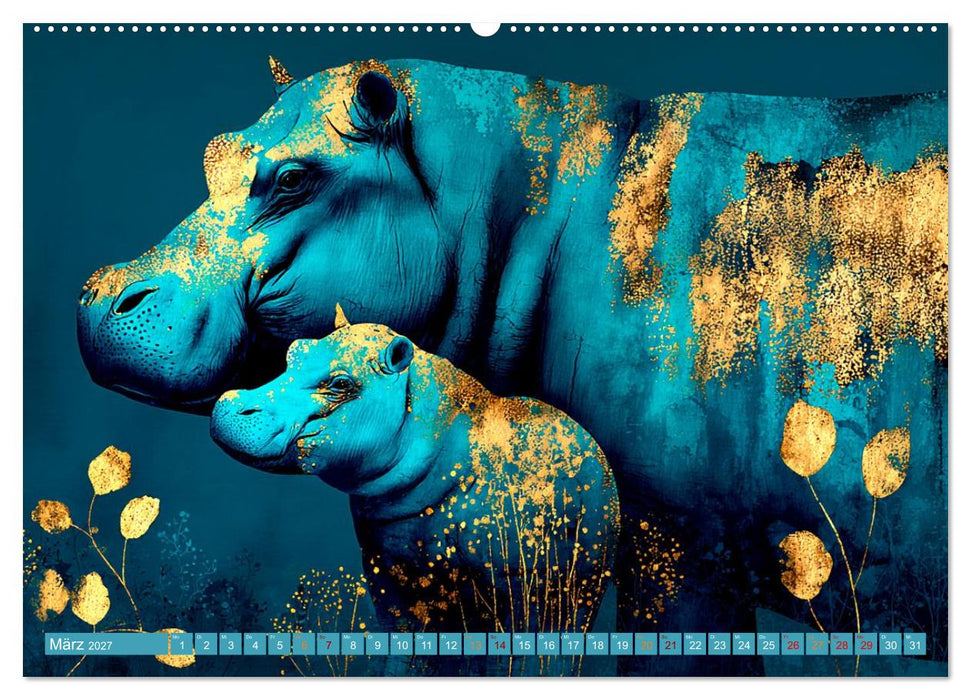 Wo Gold die Wildnis berührt (CALVENDO Premium Wandkalender 2027)