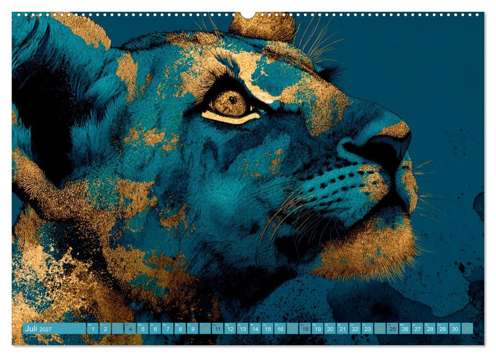 Wo Gold die Wildnis berührt (CALVENDO Premium Wandkalender 2027)