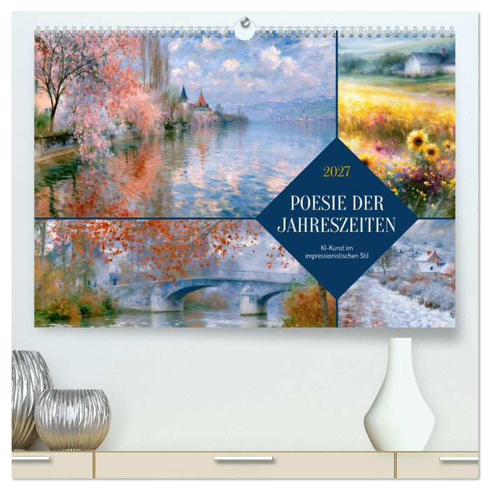 Poesie der Jahreszeiten (CALVENDO Premium Wandkalender 2027)