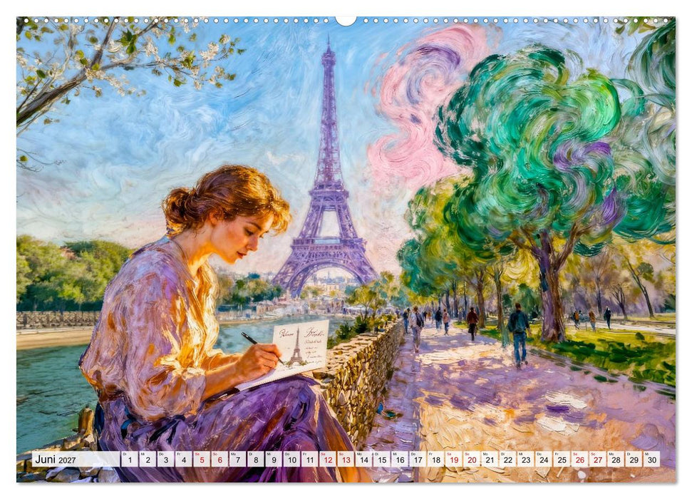 Im Rhythmus der Stadt - Licht und Leben im Impressionismus (CALVENDO Wandkalender 2027)