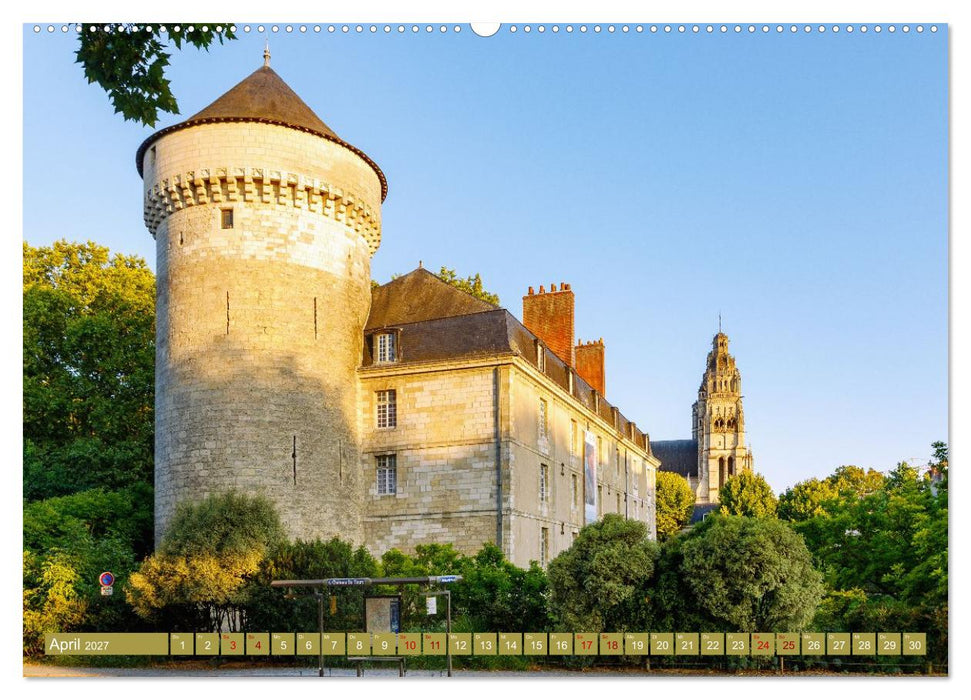 Zauberhaftes Tal der Loire. Charmante Städte und prächtige Schlösser (CALVENDO Premium Wandkalender 2027)