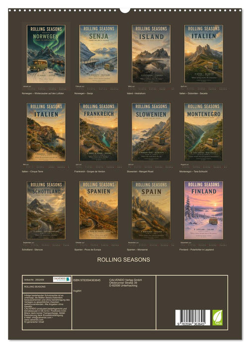 ROLLING SEASONS (CALVENDO Premium Wandkalender 2027)
