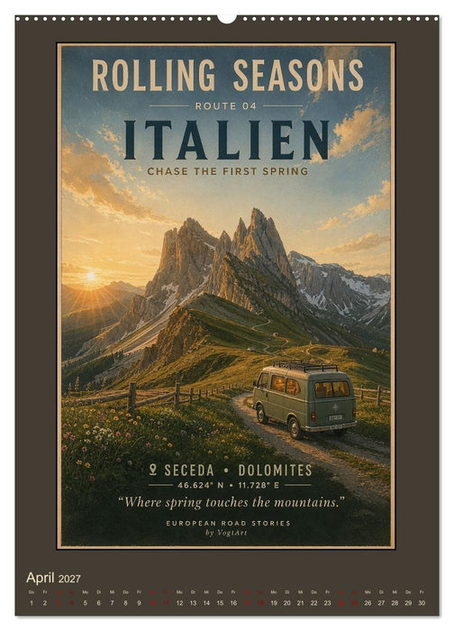 ROLLING SEASONS (CALVENDO Premium Wandkalender 2027)