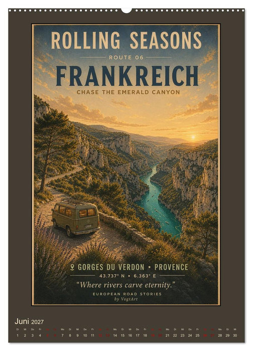 ROLLING SEASONS (CALVENDO Premium Wandkalender 2027)