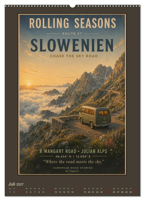 ROLLING SEASONS (CALVENDO Premium Wandkalender 2027)