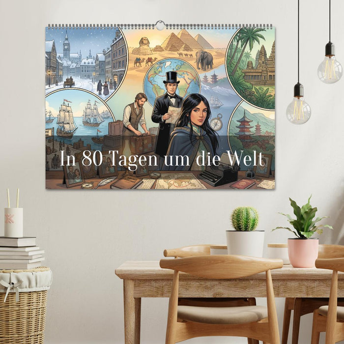 In 80 Tagen um die Welt (CALVENDO Wandkalender 2027)