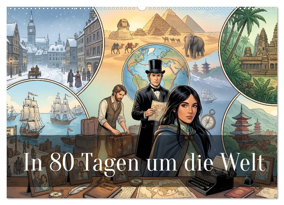 In 80 Tagen um die Welt (CALVENDO Wandkalender 2027)