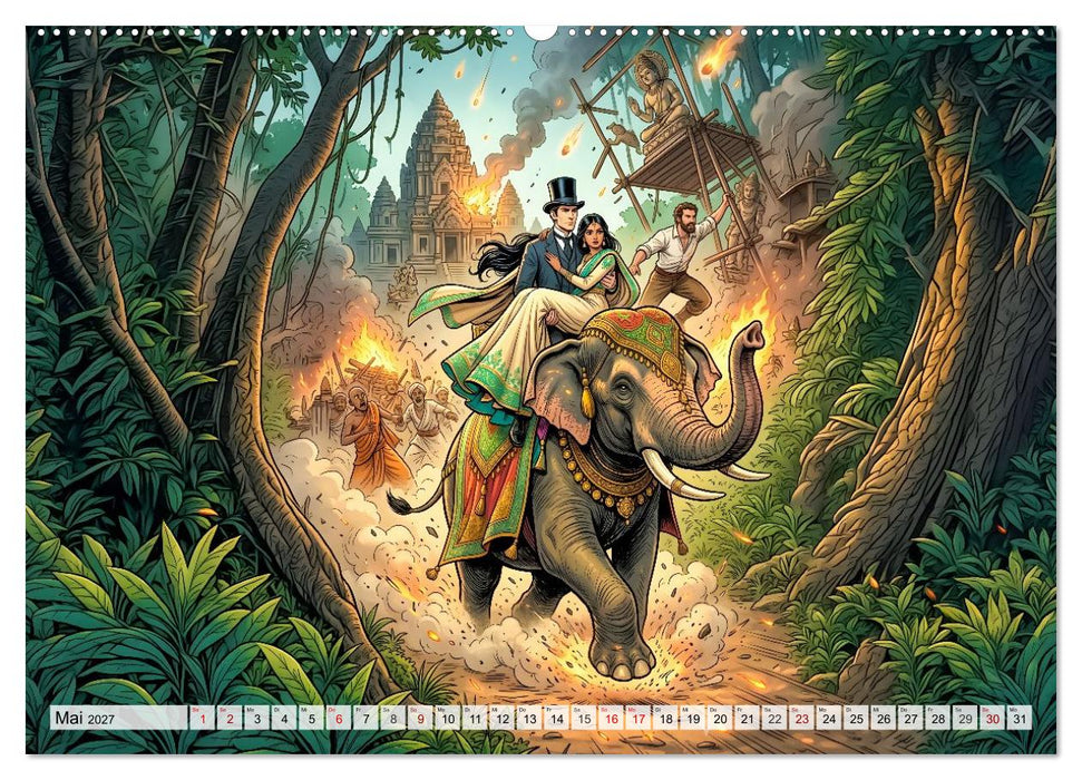 In 80 Tagen um die Welt (CALVENDO Wandkalender 2027)