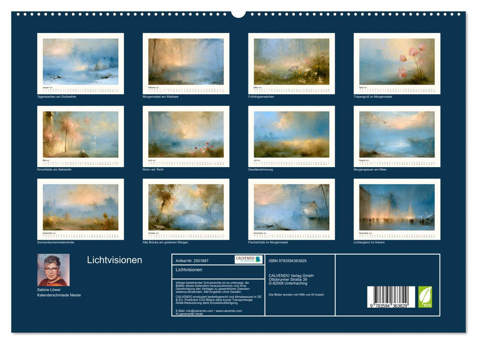 Lichtvisionen (CALVENDO Premium Wandkalender 2027)