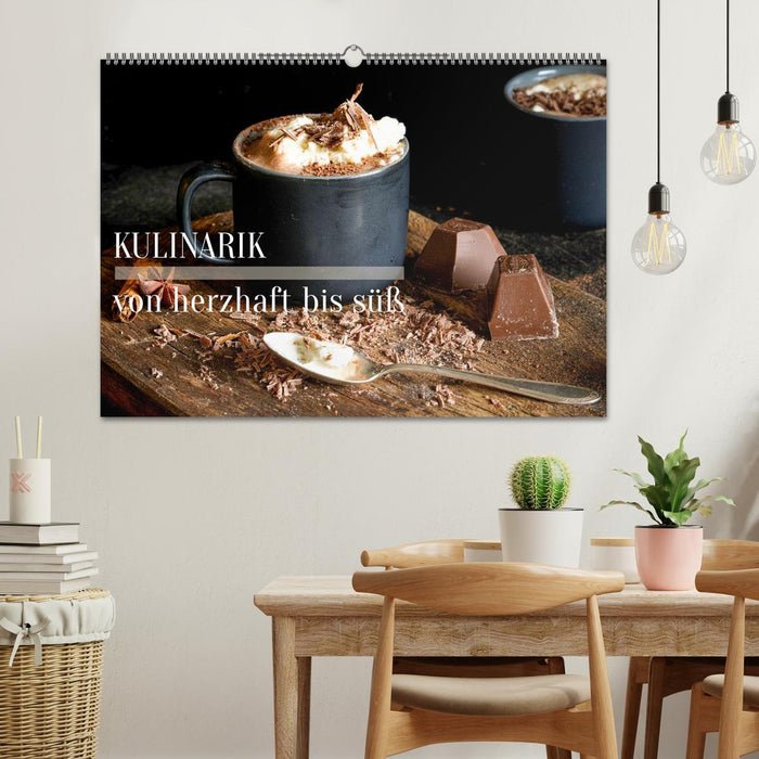 Kulinarik von herzhaft bis süß (CALVENDO Wandkalender 2027)