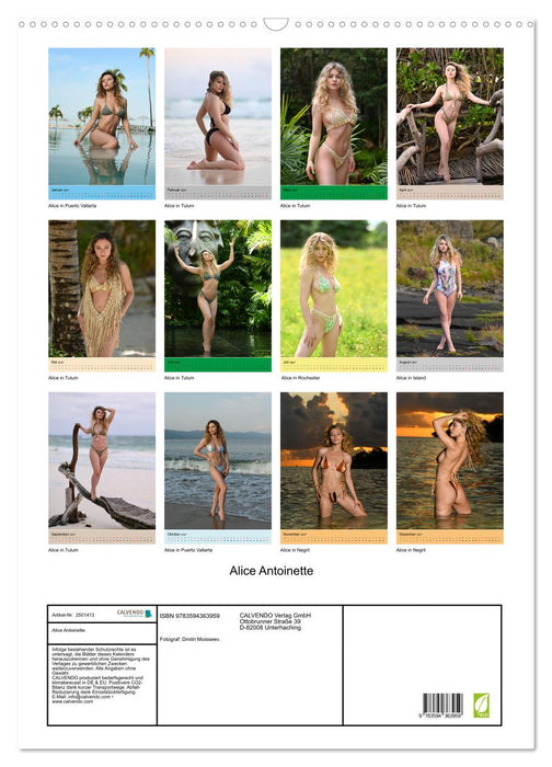 Alice Antoinette (CALVENDO Wandkalender 2027)