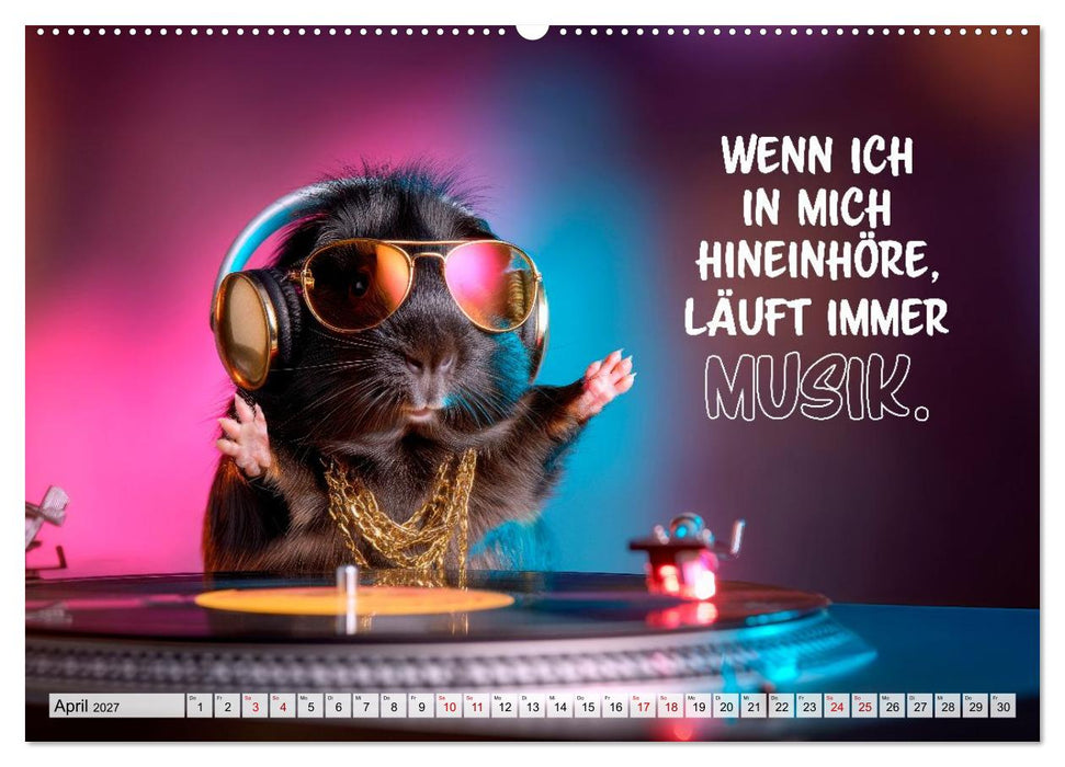 Meerschweinchen - Echt zum Quieken (CALVENDO Premium Wandkalender 2027)