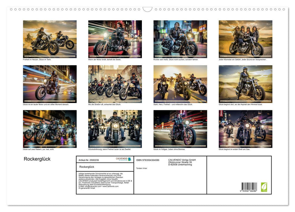 Rockerglück (CALVENDO Wandkalender 2027)