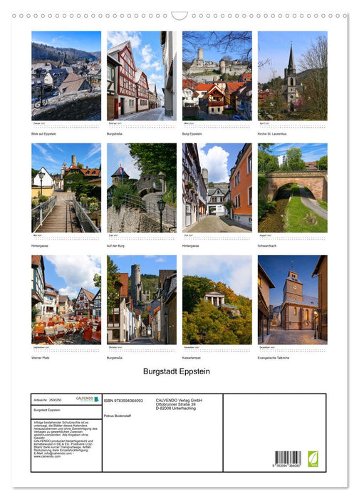 Burgstadt Eppstein (CALVENDO Wandkalender 2027)