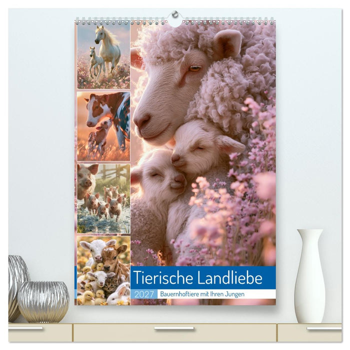 Tierische Landliebe (CALVENDO Premium Wandkalender 2027)