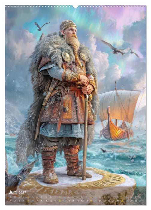 Wikinger - Nordische Fantasiemotive (CALVENDO Premium Wandkalender 2027)