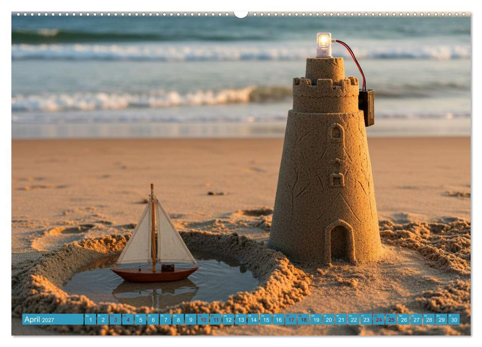 Ideen in den Sand gesetzt (CALVENDO Premium Wandkalender 2027)