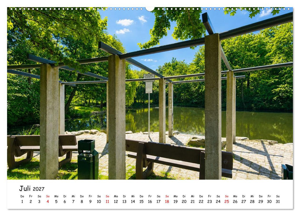 Eschborn Fachwerk und Finanzen (CALVENDO Premium Wandkalender 2027)