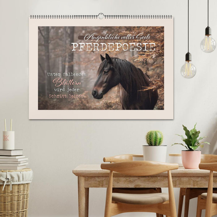 Pferdepoesie - Augenblicke voller Seele (CALVENDO Wandkalender 2027)