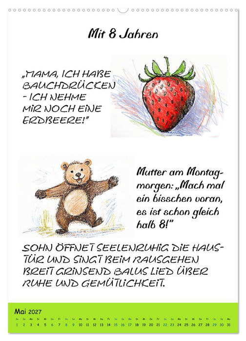 Kindermund - Sprüchesammlung mit Schmunzelgarantie (CALVENDO Premium Wandkalender 2027)
