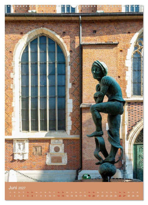 Zeitloses Krakau. Zwischen Königen, Kirchen und Kopfsteinpflaster (CALVENDO Premium Wandkalender 2027)