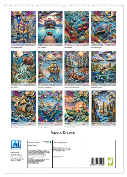 Aquatic Dreams (CALVENDO Premium-Calendar 2027)