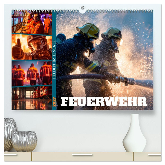 Feuerwehr - Helden im Einsatz (CALVENDO Premium Wandkalender 2027)