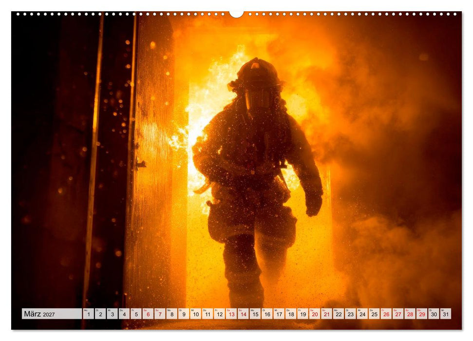 Feuerwehr - Helden im Einsatz (CALVENDO Premium Wandkalender 2027)