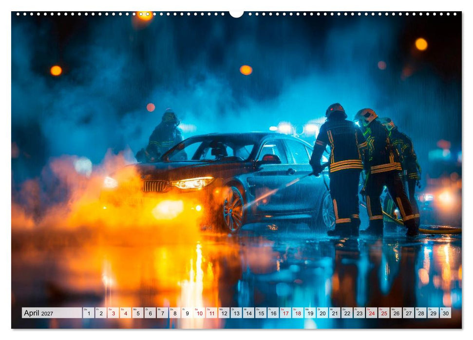 Feuerwehr - Helden im Einsatz (CALVENDO Premium Wandkalender 2027)