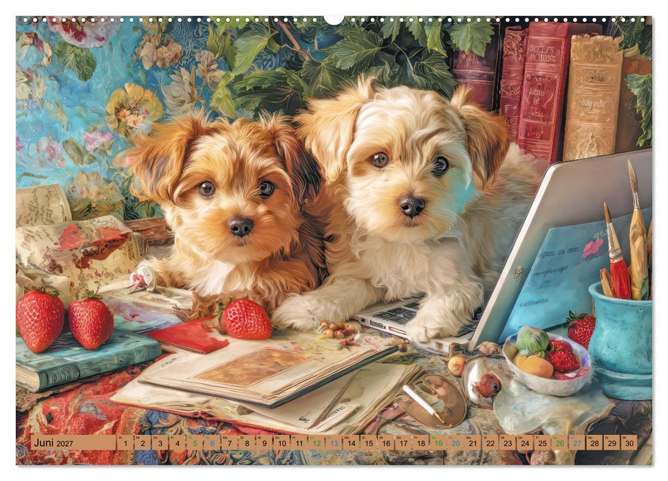 Niedliche Tiere - Unser gemütliches Heim (CALVENDO Premium Wandkalender 2027)