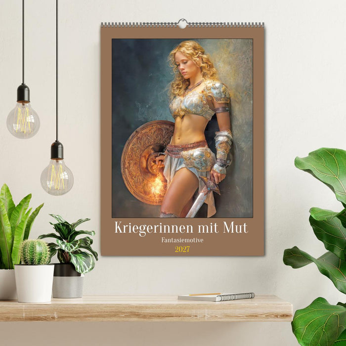 Kriegerinnen mit Mut - Fantasiemotive (CALVENDO Wandkalender 2027)