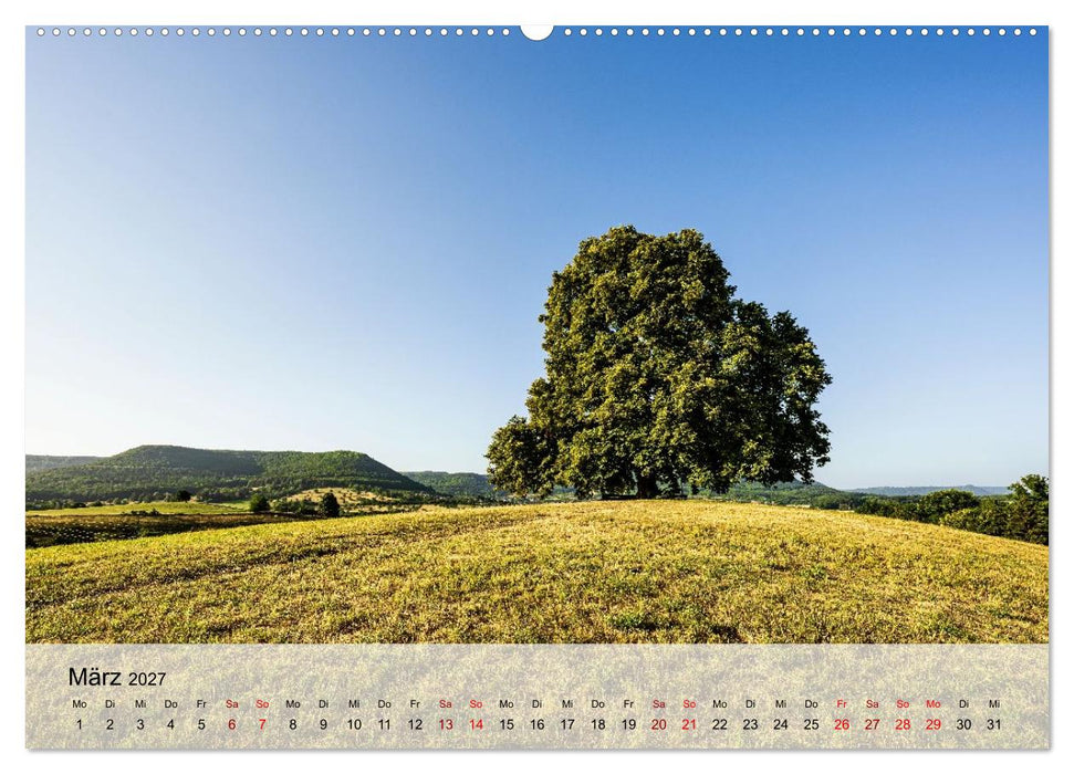 Schwäbische Alb - am Trauf zwischen Tal und Kante (CALVENDO Premium Wandkalender 2027)