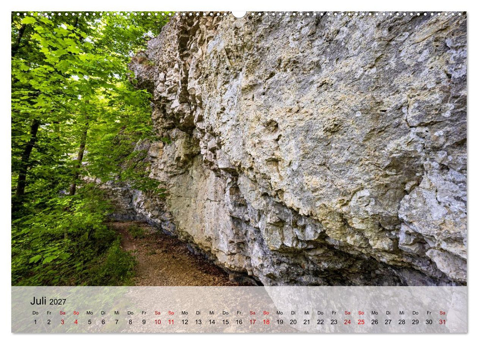 Schwäbische Alb - am Trauf zwischen Tal und Kante (CALVENDO Premium Wandkalender 2027)