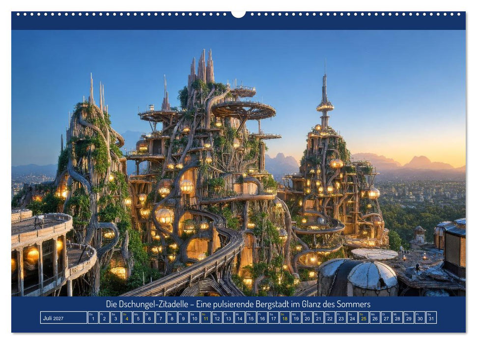 Metropolen der Fantasie (CALVENDO Premium Wandkalender 2027)