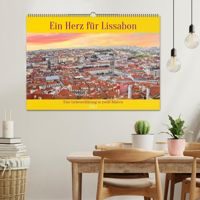 Ein Herz für Lissabon (CALVENDO Wandkalender 2027)